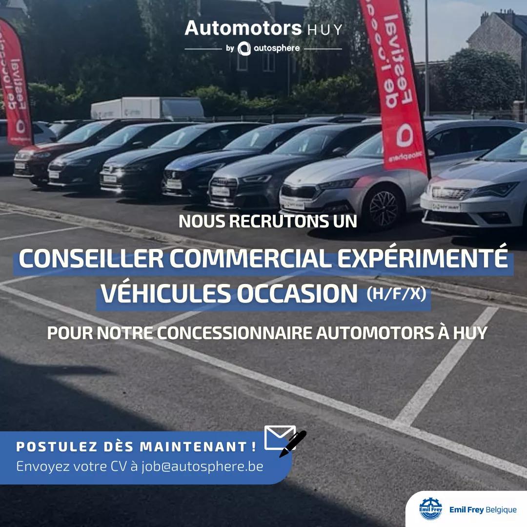 Conseiller commercial voitures d'occasion automotors huy